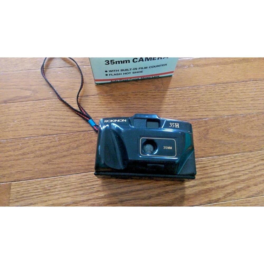 Rokinon 35H Auto Fixed Focus Camera - 35mm Lens Camera with Box - UNTESTED